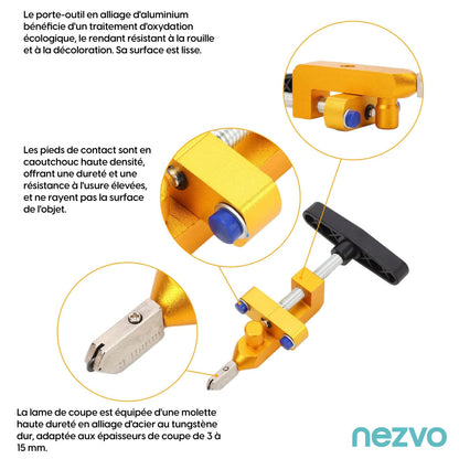 Pince Coupe-Verre & Zellige Précise