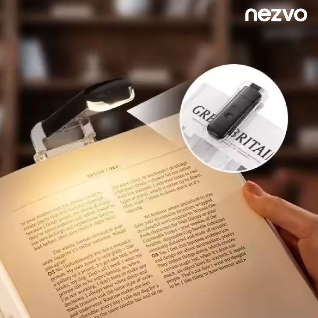 Lampe de Lecture à Clip Rechargeable