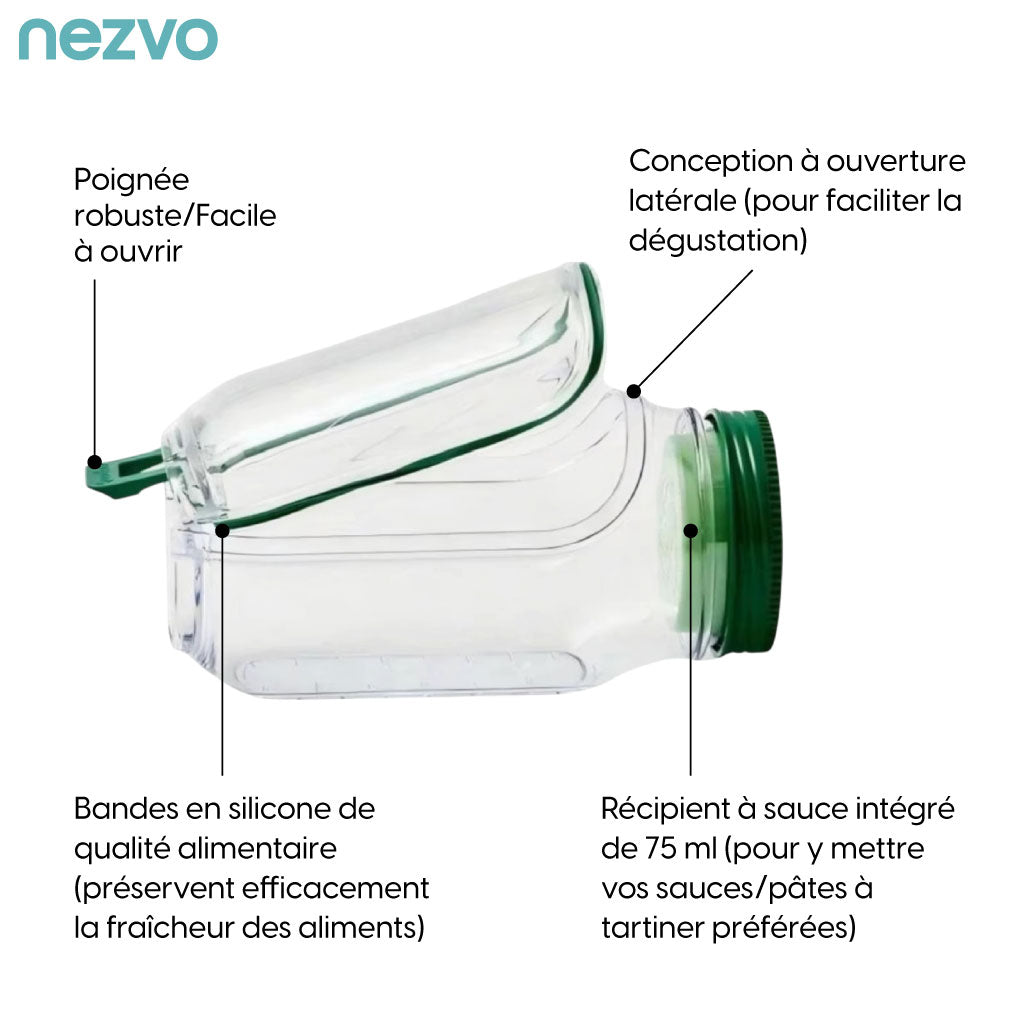 Bocal à Salade Pratique