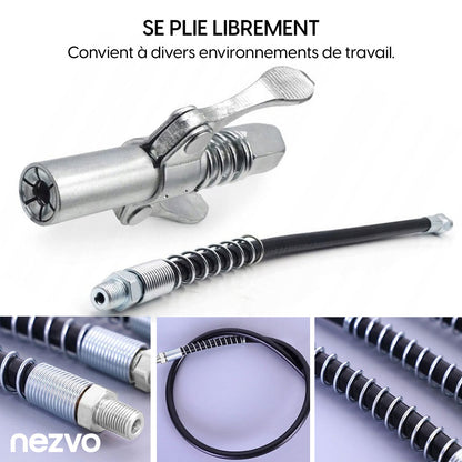 Embout Flexible pour Pompe à Graisse