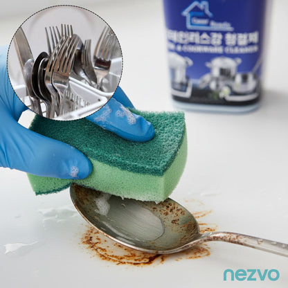 Nettoyant Inox et Ustensiles – Brillance et Propreté Instantanée