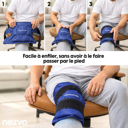 Pochette Glace-Genou avec Sangles Ajustables