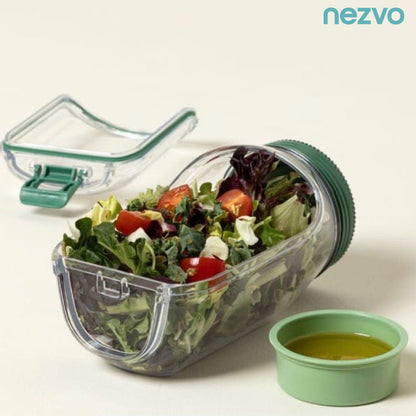 Bocal à Salade Pratique