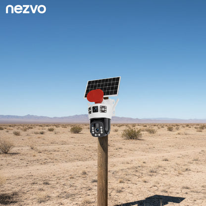 Caméra Solaire Avec Carte SIM