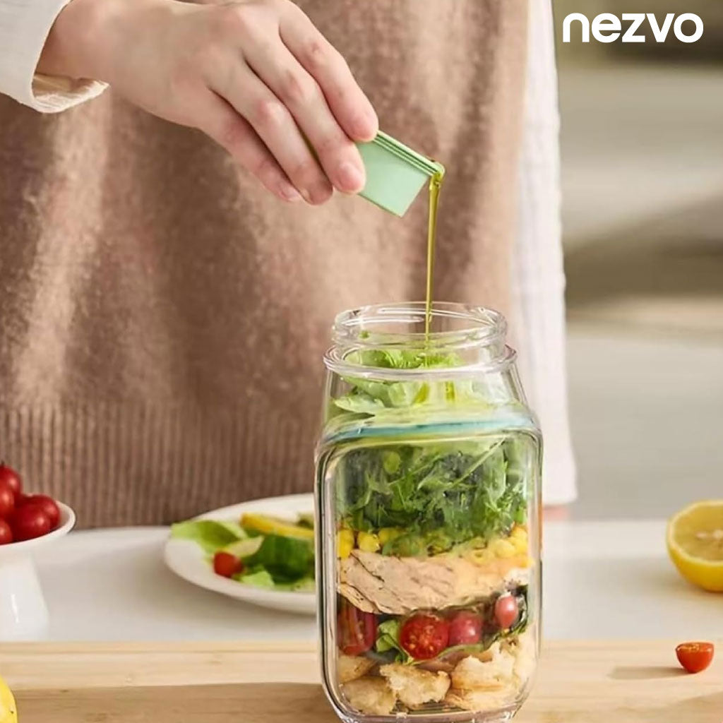 Bocal à Salade Pratique
