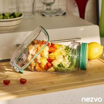 Bocal à Salade Pratique