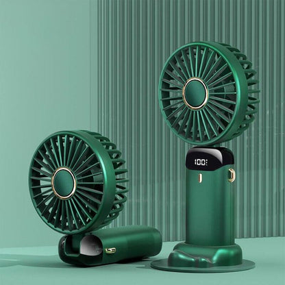 Mini Ventilateur LED Portatif avec 5 Vitesses