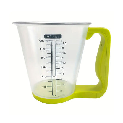 Verre Doseur Intelligent  4-en-1 – Balance, Thermomètre, LCD & Fonction Tare