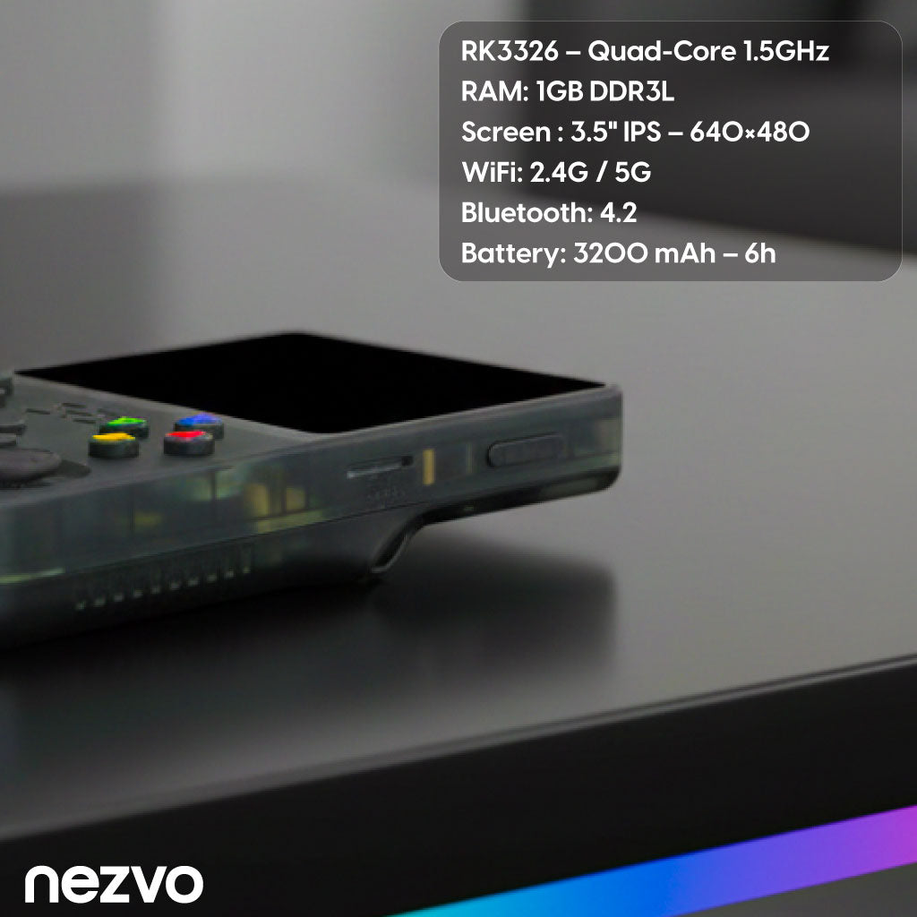 Console de Jeu Portable Rétro – Écran HD, 64 Go & +22 000 Jeux Intégrés