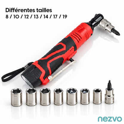 Clé-Pro Vissage rapide et sans effort, mallette et accessoires de bricolage.