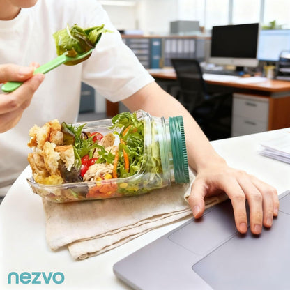 Bocal à Salade Pratique