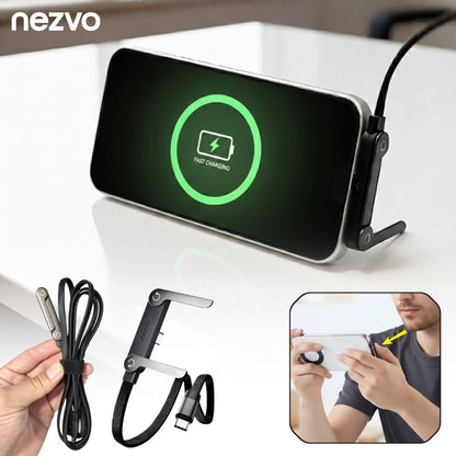 Câble de Charge avec Support Téléphone