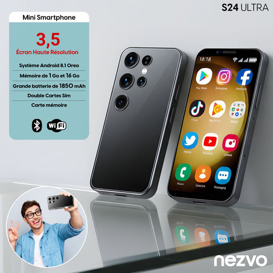 Smartphone S24 Ultra Mini – Élégant, Compact et Pratique