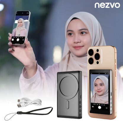 Écran Selfie Magnétique  – Pour iPhone Et Android