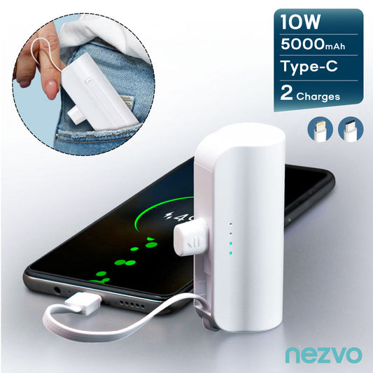 Mini Power Bank 5000 mAh – Compact & Charge Rapide