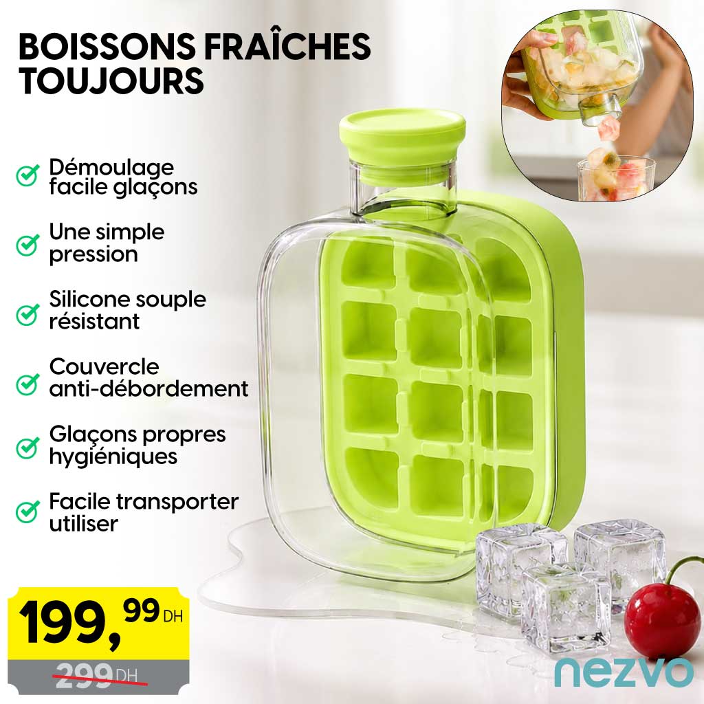 Bouteille à Glaçons Pratique