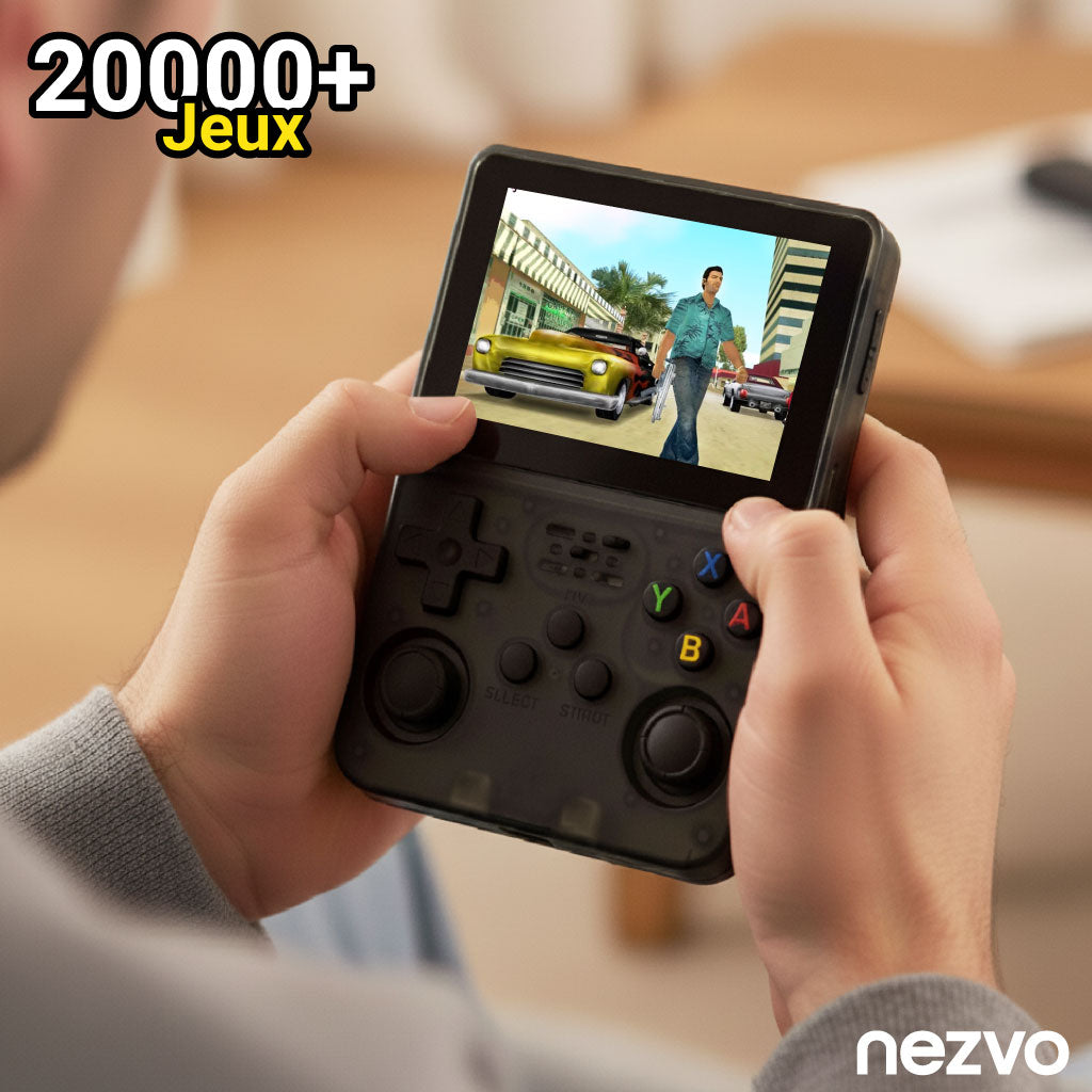 Console de Jeu Portable Rétro – Écran HD, 64 Go & +22 000 Jeux Intégrés