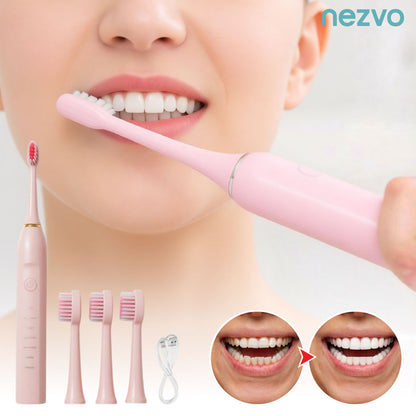 Brosse à Dents Électrique Rechargeable Multifonction