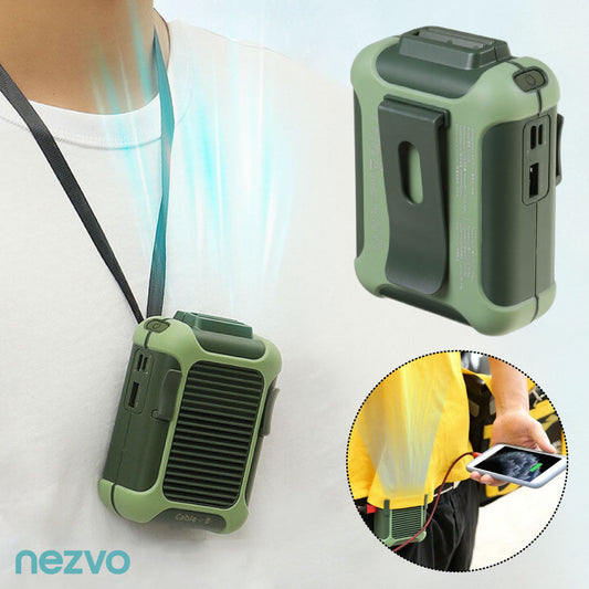 Mini Ventilateur Portable avec Powerbank 4000mAh et Refroidissement Turbo