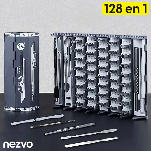 Tournevis Cylindrique Portable 128 en 1