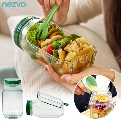 Bocal à Salade Pratique