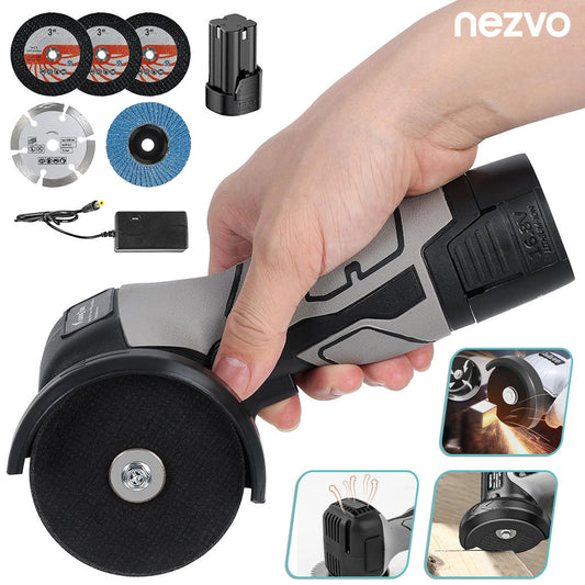 Meuleuse d’Angle Multifonction Sans Fil – Disques Inclus & Performance Puissante