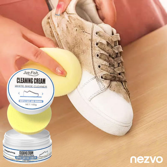Nettoyeur Magique Ultra-Blanchissant pour Chaussures Avec Éponge Applicatrice