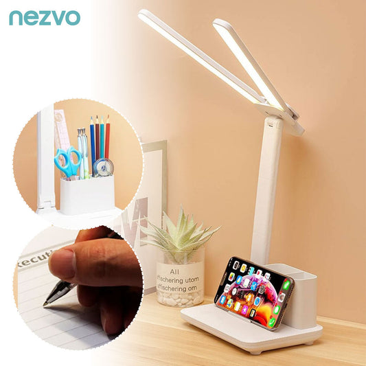 Lampe de Bureau LED Rechargeable – Pliable & Multifonction