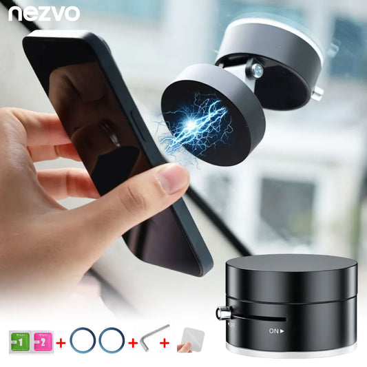 Mini Support Téléphone à Ventouse Magnétique – Double Face, Pliable et Ultra Stable !