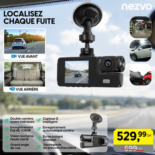 Caméra Embarquée Double Objectif pour Voiture