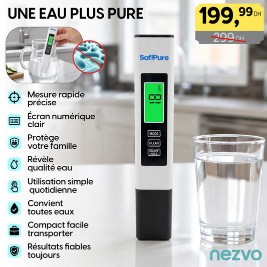 Testeur de Qualité d’Eau TDS