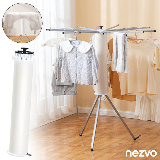 Étendoir à Linge Rotatif Pliable – Séchage Pratique et Compact