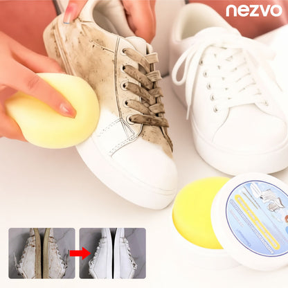 Nettoyeur Magique Ultra-Blanchissant pour Chaussures Avec Éponge Applicatrice