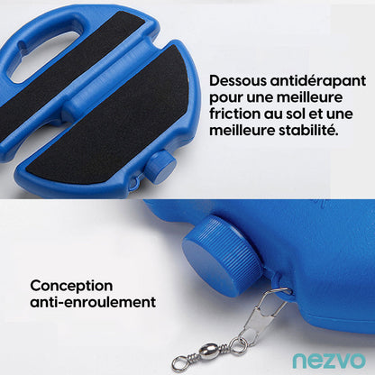 Entraîneur De Tennis Portable – Base Antidérapante Avec Balle & Cordon Élastique !