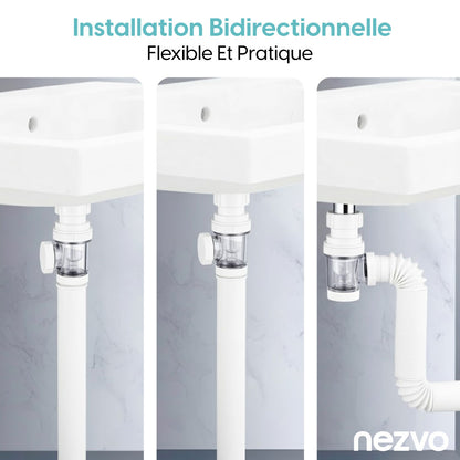 Siphon Flexible Universel pour Évier & Lavabo
