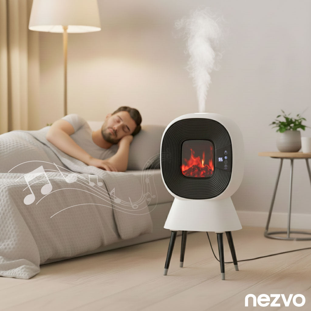 Chauffage Électrique Intelligent avec Bluetooth & Humidificateur