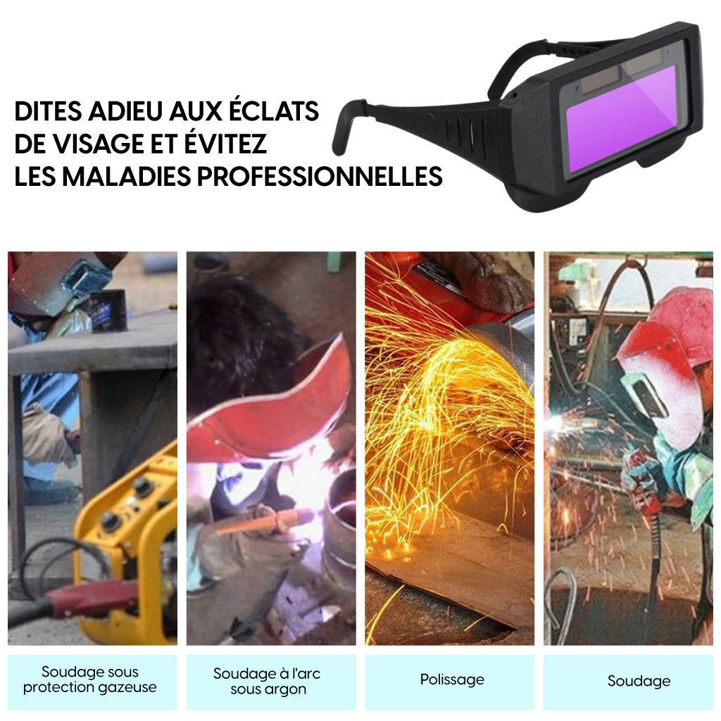 Lunettes de Soudure à Obscurcissement Automatique