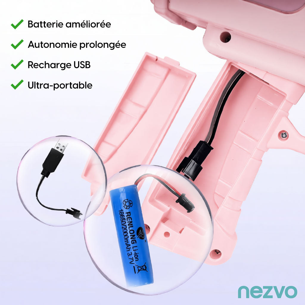 Pistolet Bazooka à Bulles de Savon