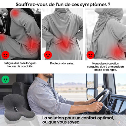ErgoLux Pro – Coussin Ergonomique 2-en-1