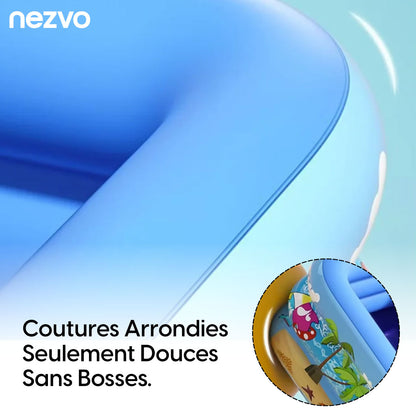 Piscine Gonflable pour Enfants + Gonfleur Électrique