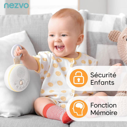 Appareil sonore apaisant pour bébé - Lumière douce & sons relaxants .