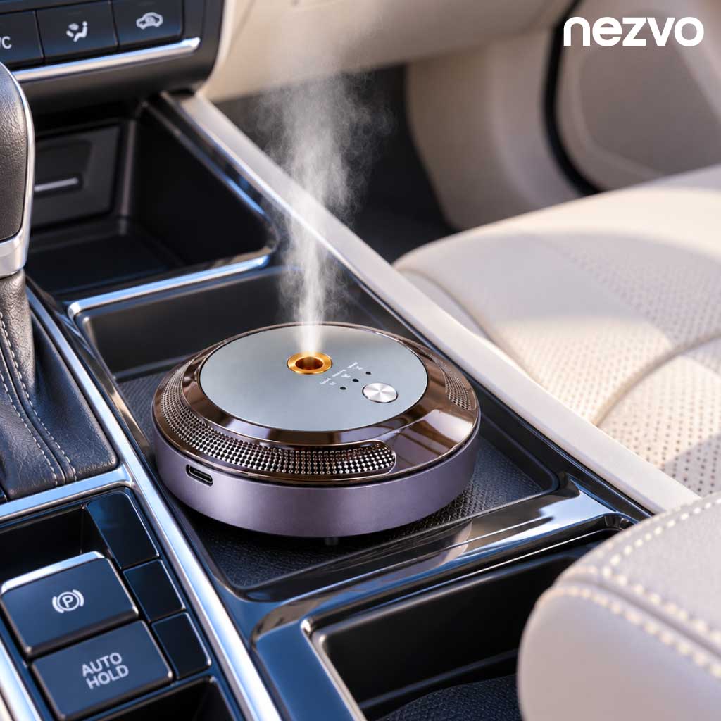 Diffuseur de Parfum Intelligent pour Voiture – 3 Parfums Inclus