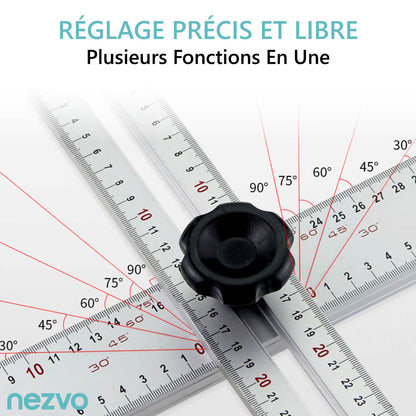 Équerre de Menuiserie Multifonction – Aluminium 60 cm / 120 cm