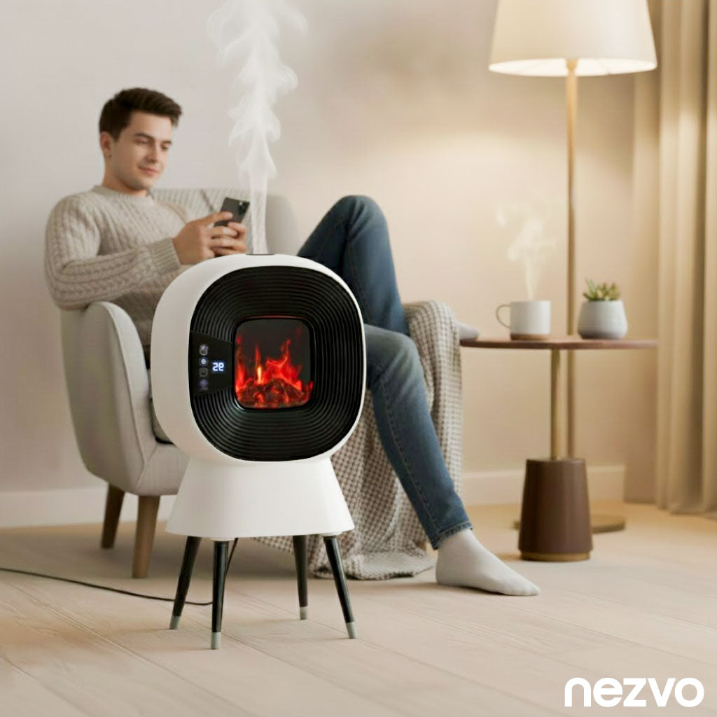 Chauffage Électrique Intelligent avec Bluetooth & Humidificateur
