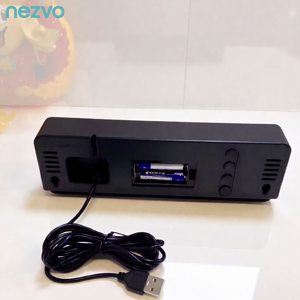 Horloge Réveil Digitale LED Grand Affichage