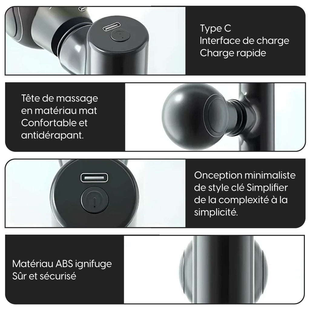 Mini Pistolet de Massage Fascial