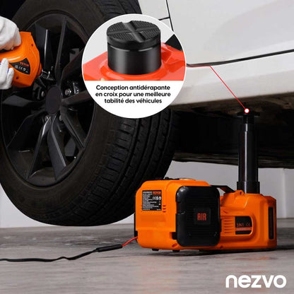 Cric électrique avec pompe à air intégrée