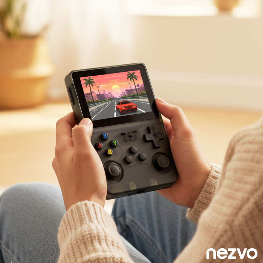 Console de Jeu Portable Rétro – Écran HD, 64 Go & +22 000 Jeux Intégrés