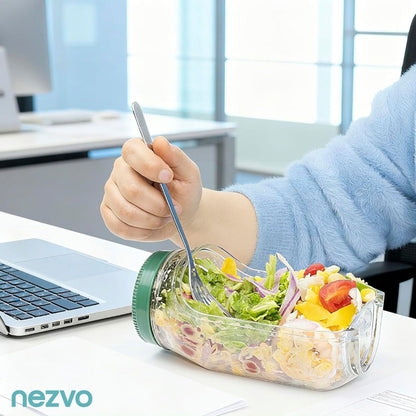 Bocal à Salade Pratique
