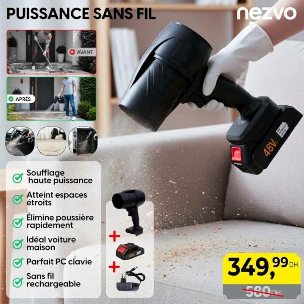 Souffleur d’Air Sans Fil